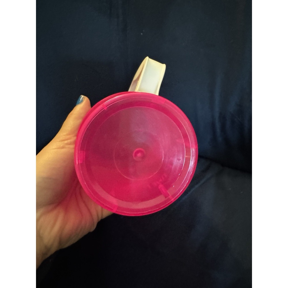 The Mask It's Party Time Pink Plastic Handled Cup Coco Bongo Mexico Vintage - Picture 7 of 7